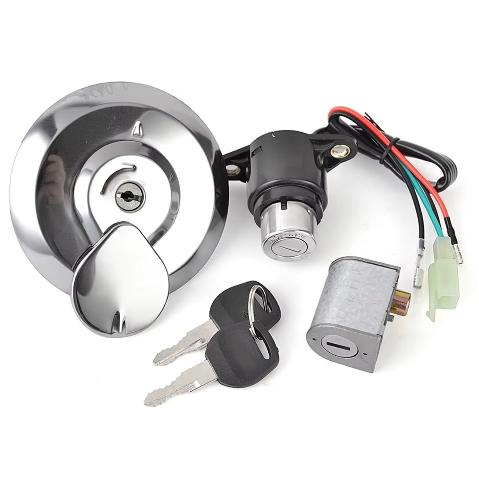 Llave bloqueo asiento CM125 con interruptor de encendido años 87 a 95 7