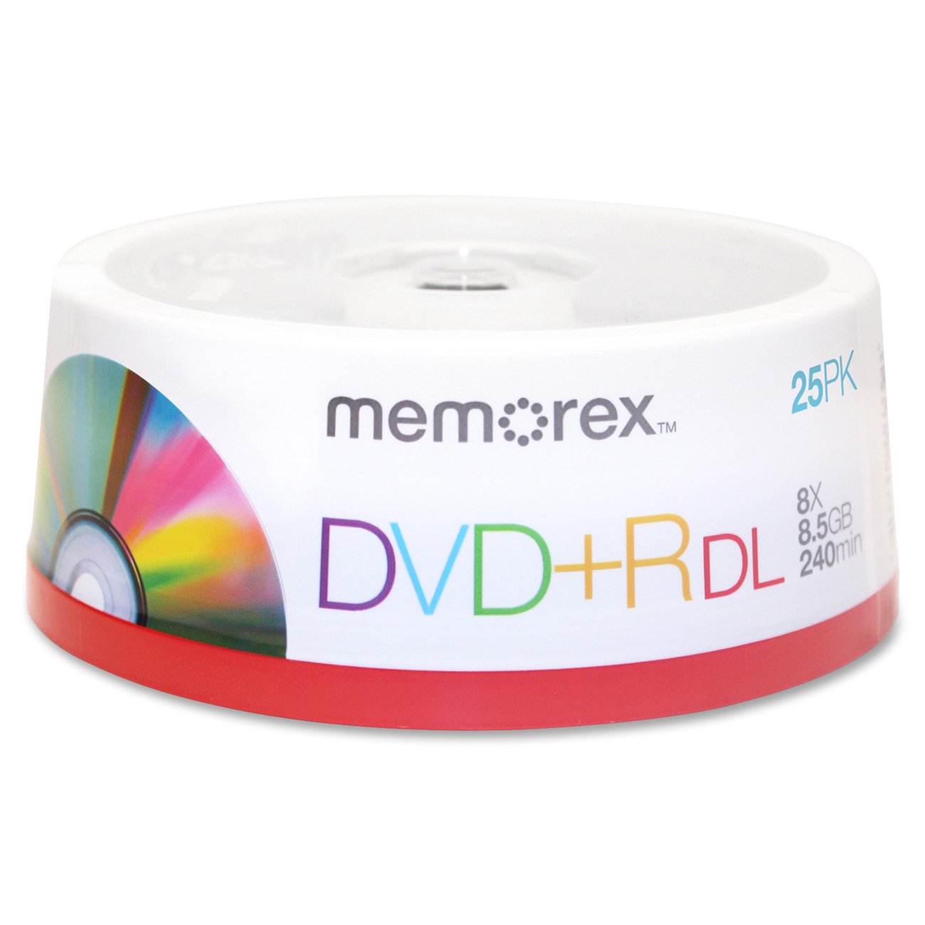 Memorex Dual-Layer DVD+R Discs, 8.5GB, 25/Pack-image-20