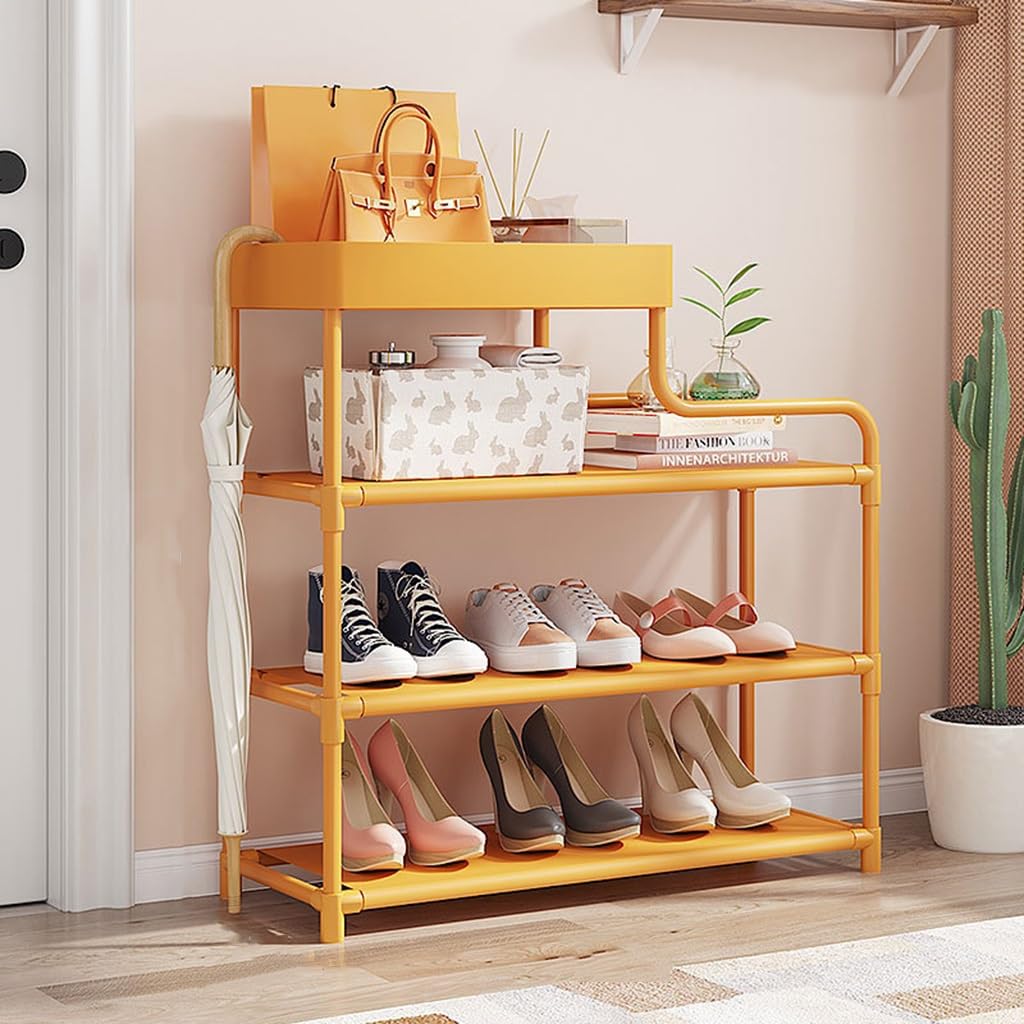 Étagère à chaussures pour entrée et placard, rangement 5 niveaux de 80 cm