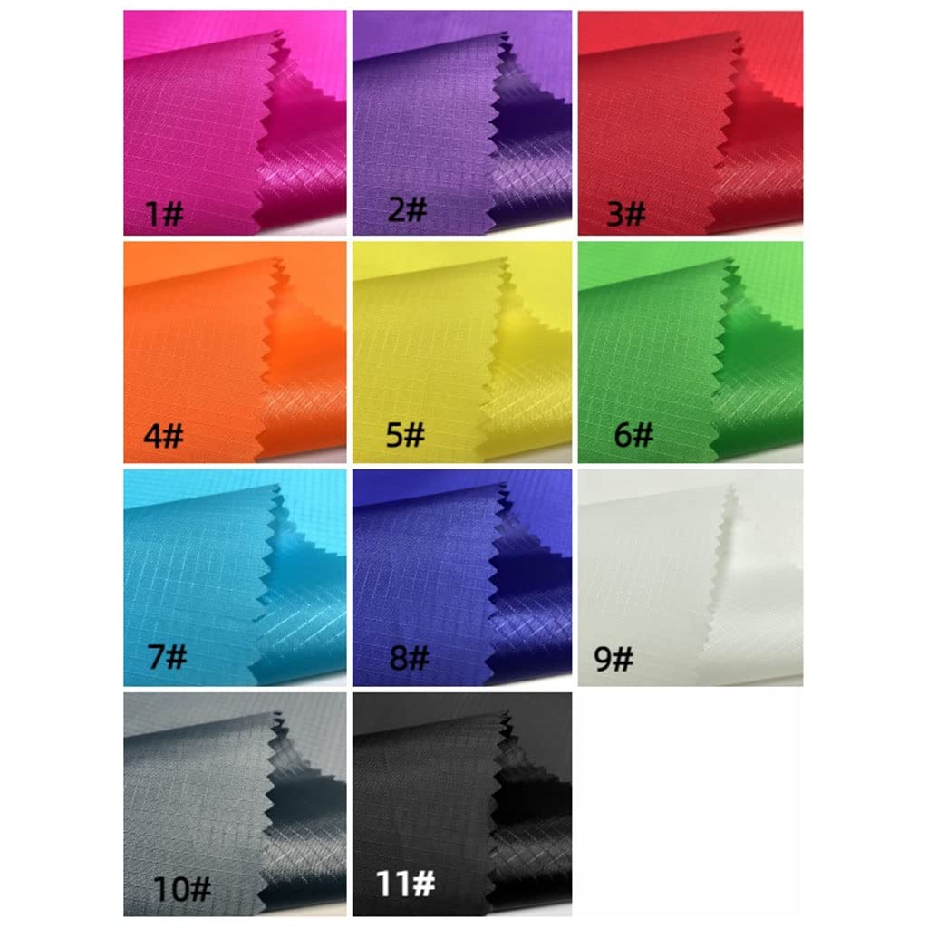 Bu 3/5/10 M Ripstop-Nylon for Den Außenbereich, Wasserdichtes Gewebe, Beschichtetes, Ultraleichtes, Wasserabweisendes Material, 150 cm Breit (Color : 11 Black, Size : 150cmx5M)