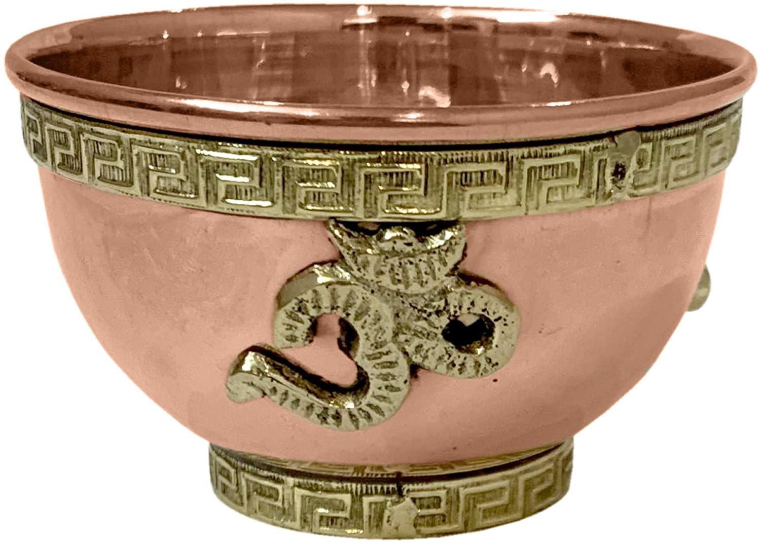 Om Copper Offering Bowl 3", "Great for Altar and Ritual use, Incense Burner, Smudging Bowl, Decoration - New Age Imports, Inc. (Om)