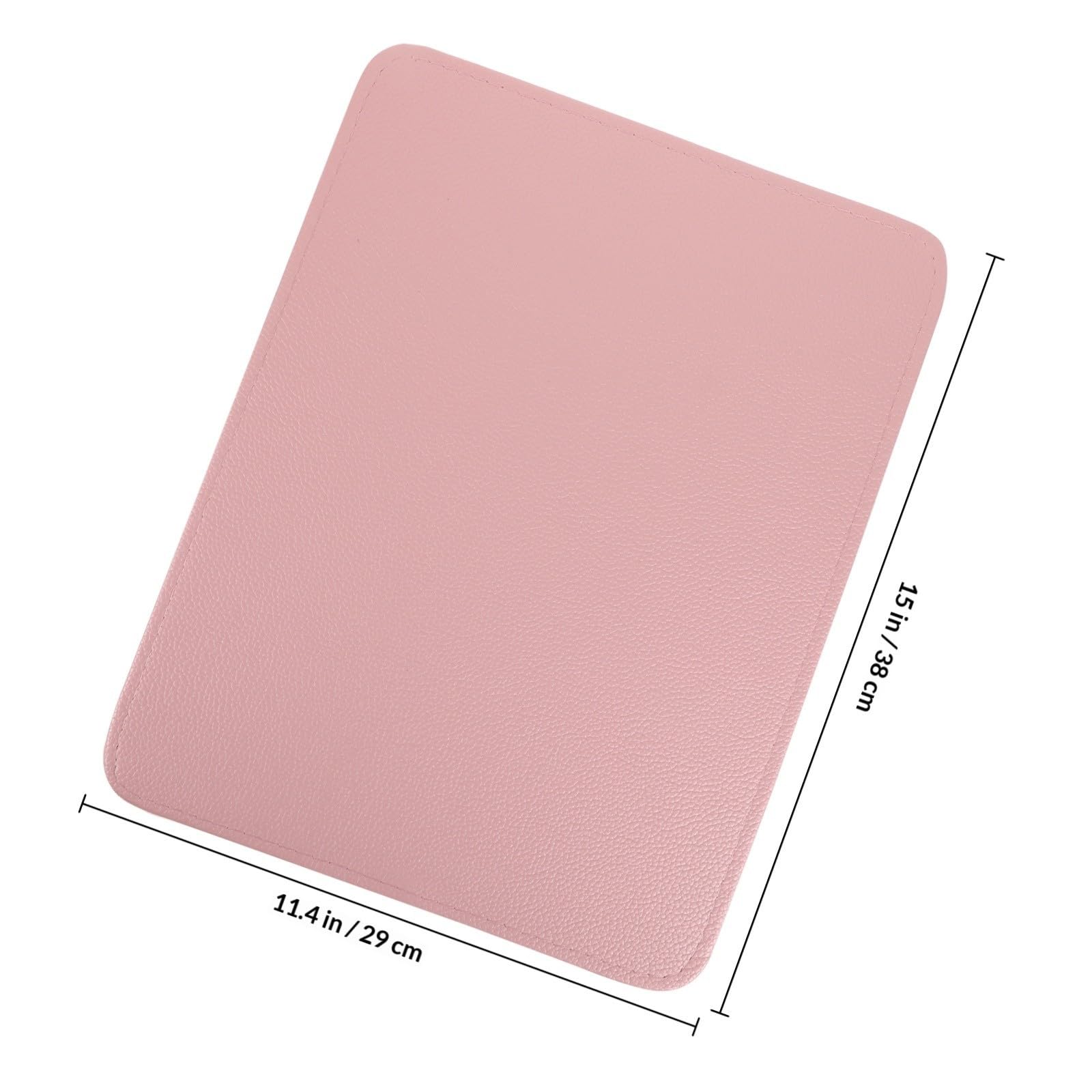 2 Piezas Reposamanos para Manicura Soporte Cómodo, Pu, Rosa