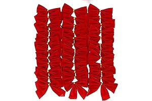 Christmas Bow Ornaments for Festive Decor