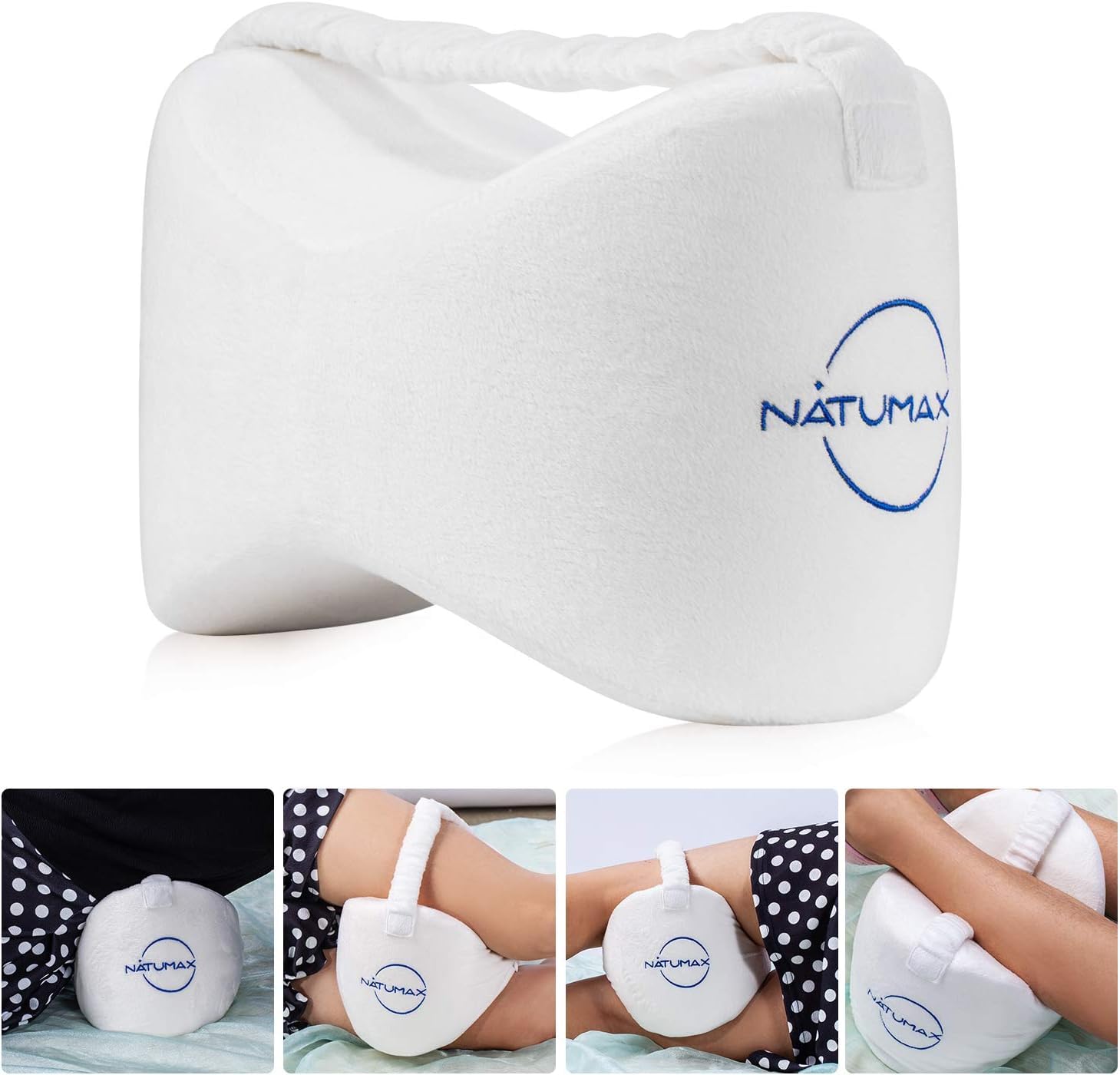 Knee Pillow For Side Sleepers, Memory Foam Leg Pillows For Sleeping  Sciatica, Back