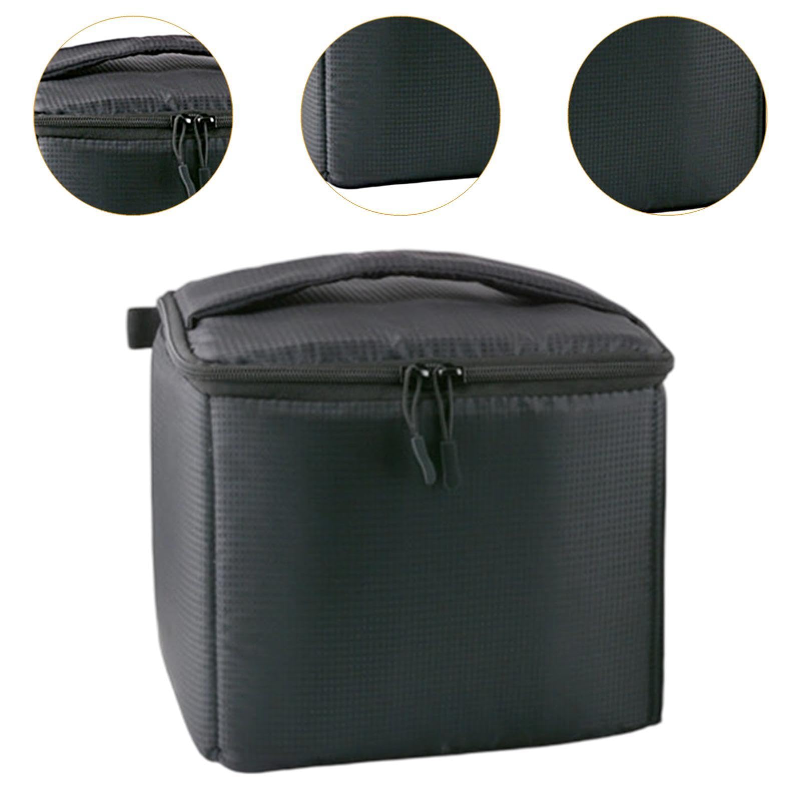 Gas Kanister Tragetasche Schutztasche für Brennstoffzylinder Mini Gasflaschen Case mit Mehrfachfächern Und Trageschlaufe Aus Wasserfestem PU Material