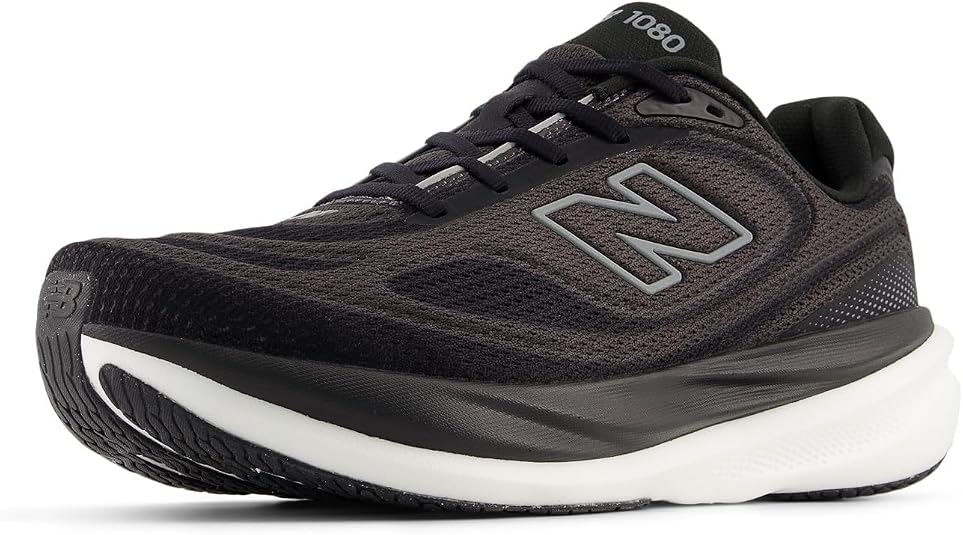 New Balance Men's 1080v15 Running Casual Shoes (Color Black/Slate Grey/Faded Black)