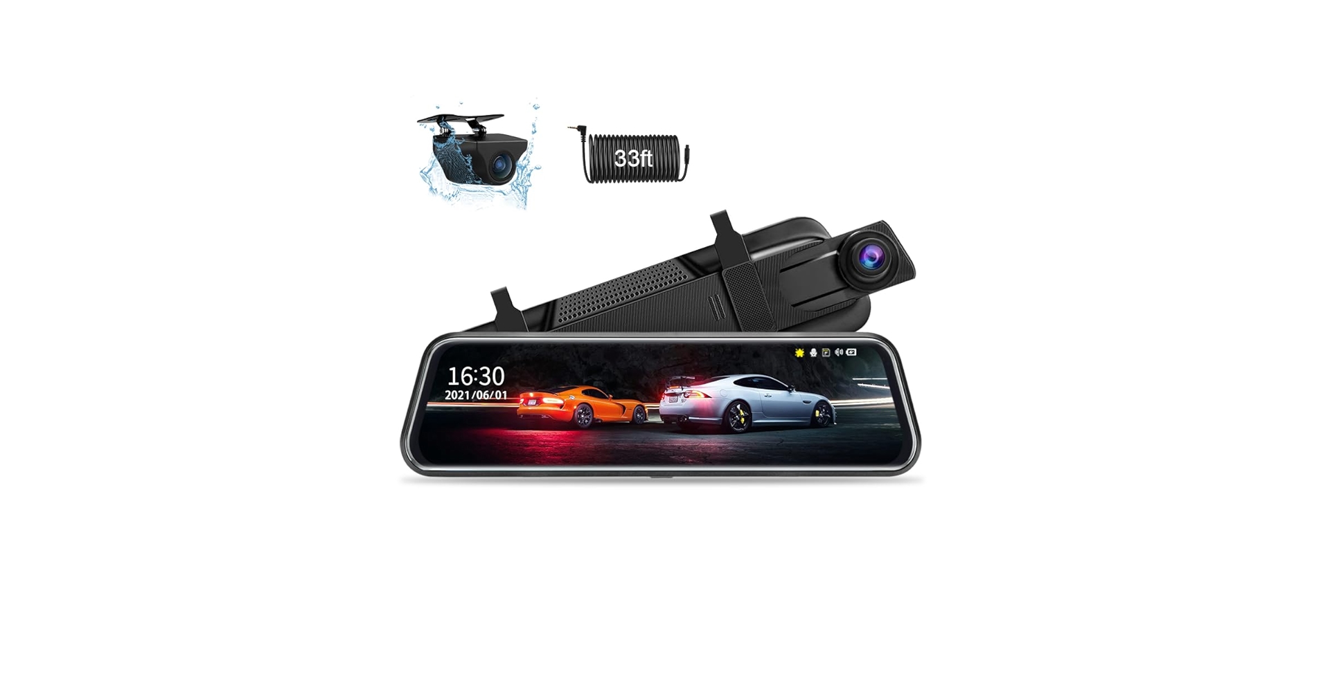 Amazon.com: Upgraded 10'' Rear View Mirror Camera Mirror