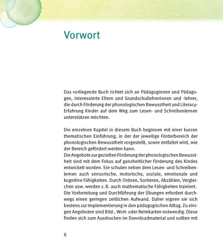 Laute spüren, Reime rühren. Spiele zur phonologischen Bewusstheit für Kinder von 4 bis 7: 120 Silben- und Reimspiele zur spielerischen Sprachförderung