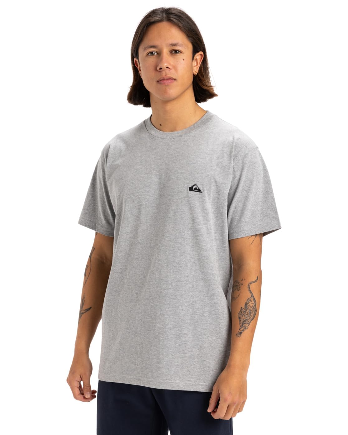 Quiksilver Short-Sleeved T-Shirt Basic SS TEE Young Men Men Grey S