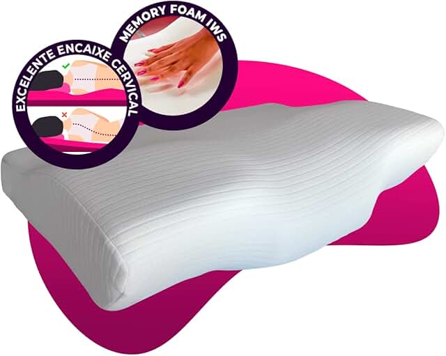 Travesseiro cervical original® - i wanna sleep - suporte ideal