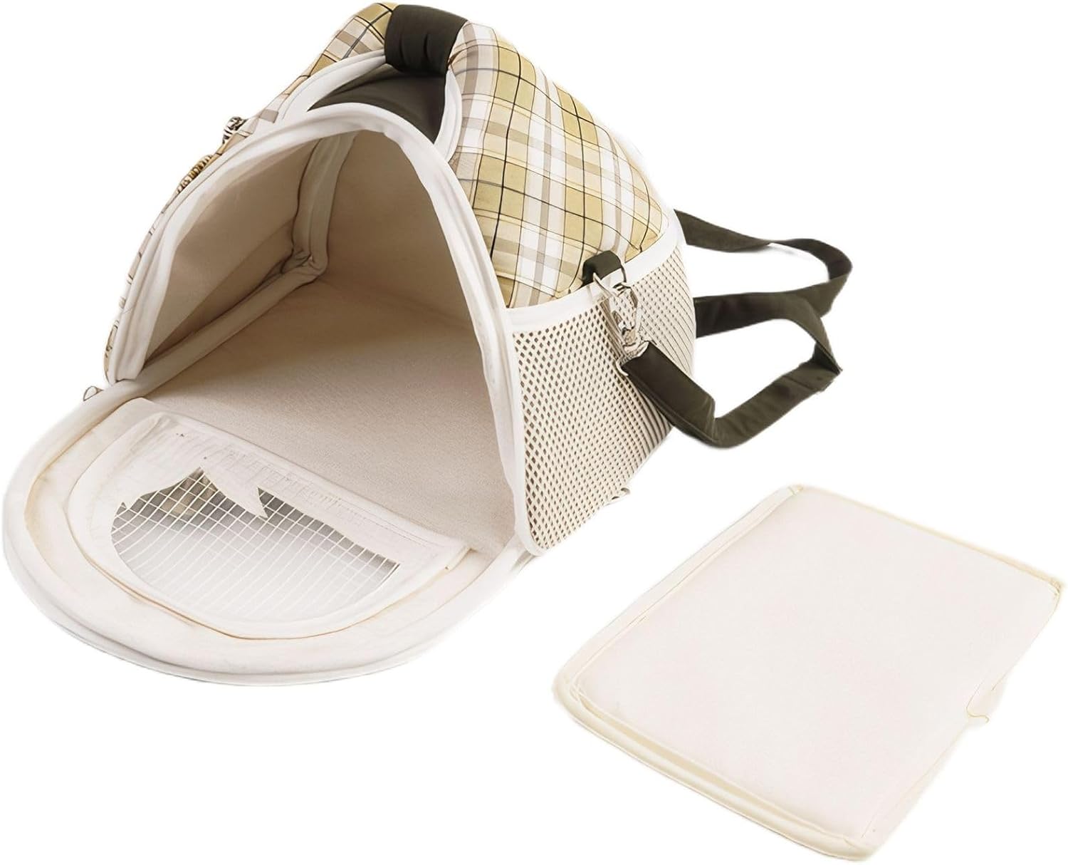 Pet Carrier Backpack for Small Animals, Breathable Mesh Travel Bag for Hamsters, Guinea Pigs, Rabbits and Small Birds