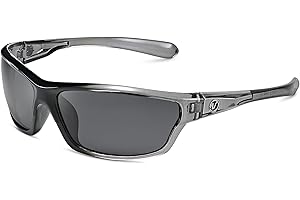 Nitrogen Polarized Wrap Around Sport Sunglasses for Men Women UV400 Protection Glasses