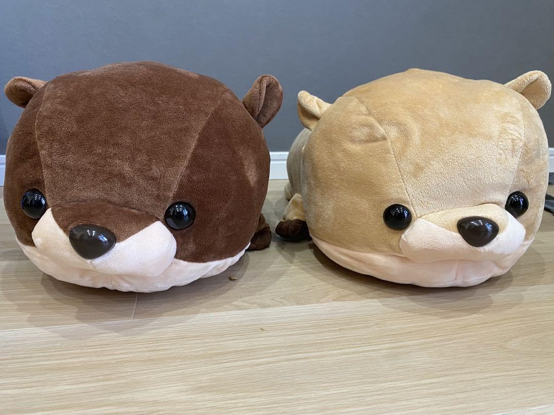 Amazon.co.jp: カワウソ兄弟 ぬいぐるみ 2種類セット : おもちゃ