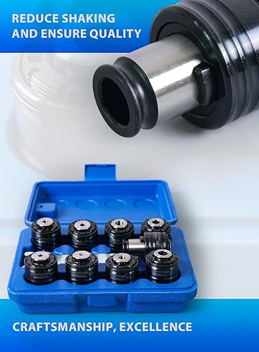 Miniatura 6 de US STOCK GT12 ANSI Tapping Collets aplicables para máquina de roscado eléctrica M16R 9 piezas 1/4 '' 5/16 '' 8,5/32 '' 0-6 '' 10,3/16 '' 12,7/32 ''