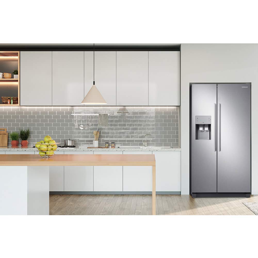 Buy Samsung RS50N3513SL Freestanding American Fridge Freezer with