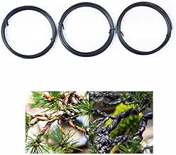 Bonsai Wire for Gardening, Aluminum Wire, Set of 3, 0.04 / 0.06 / 0.08 inch (1 / 1.5 / 2 mm), Length of 16.4 ft (5 m) each, Accessories, Beading, Gardening, Bonsai, Binding, Home Gardening