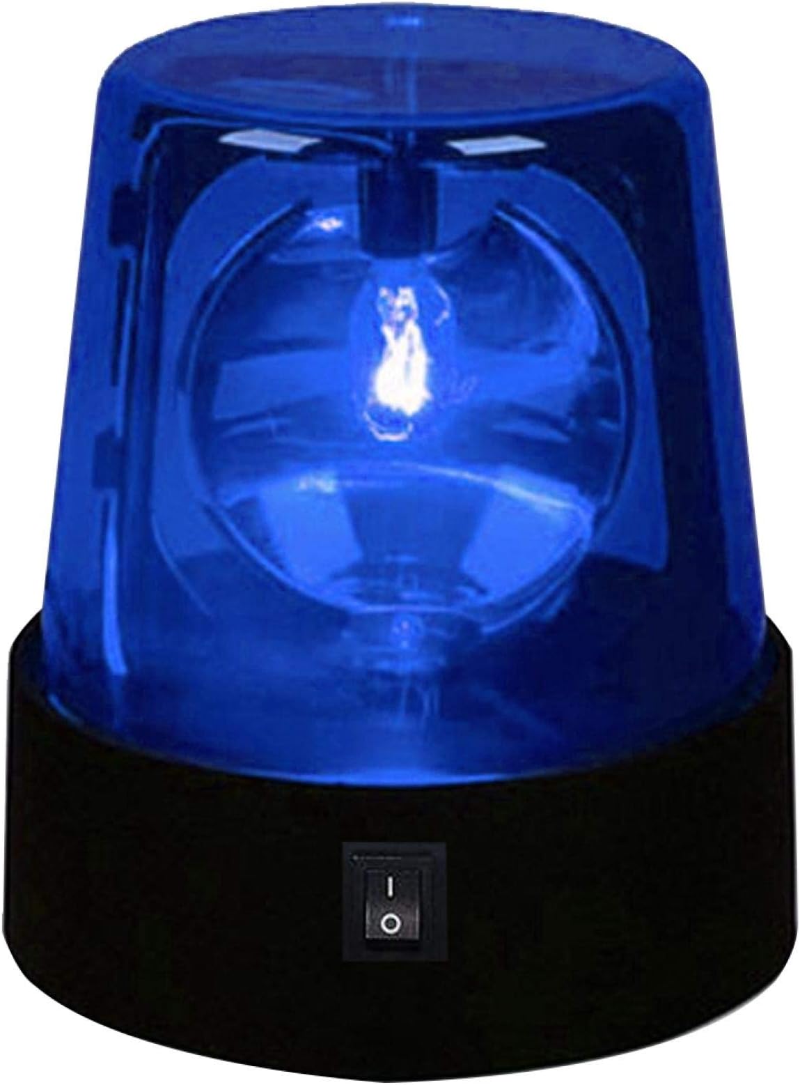 3-Inch 360° Stage Strobe Warning Beacon Siren - Disco Party DJ Light (Blue)