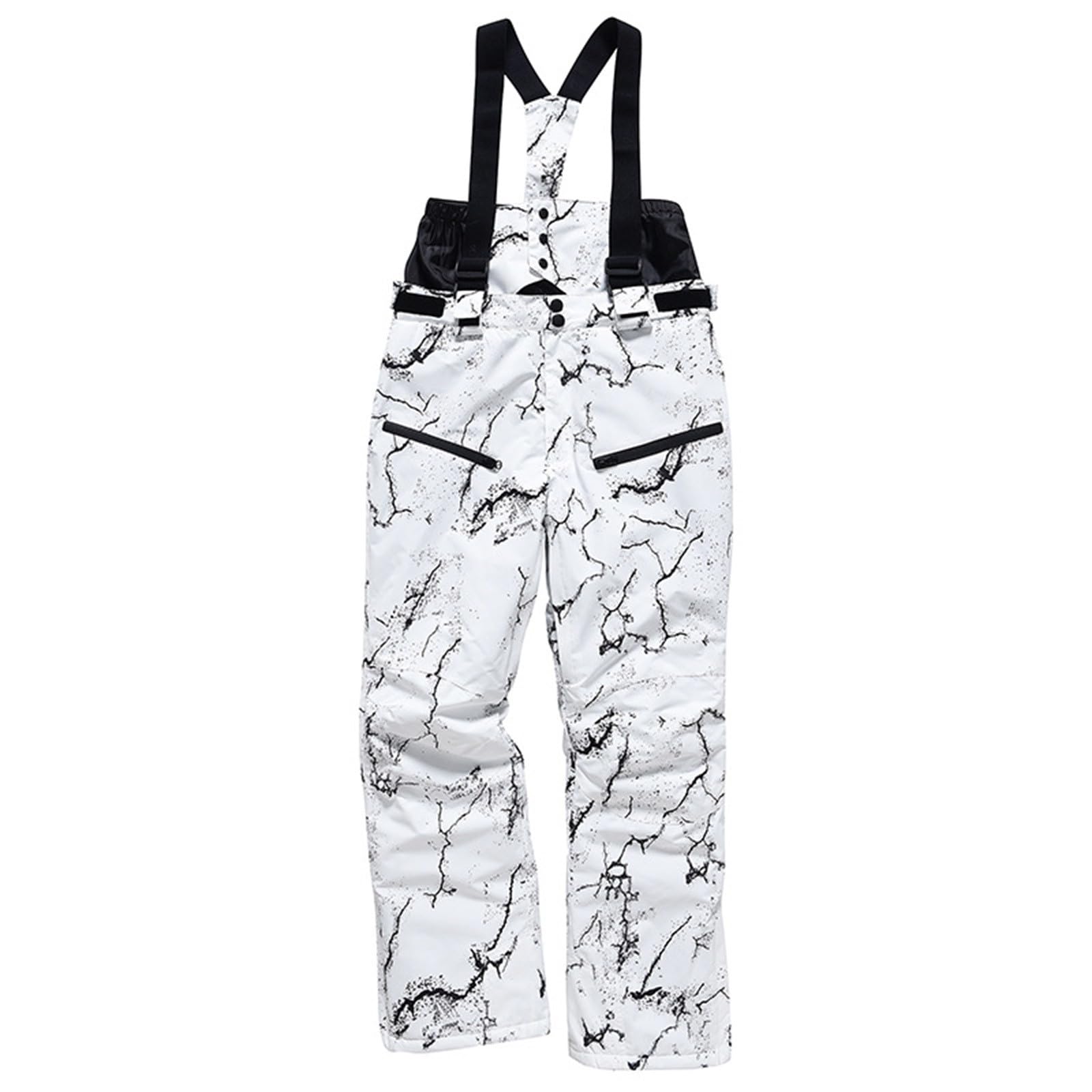 Damen Herren Skihose Langgröße Wasserdicht Schneehose Winter Winddichte Ski Hosen Für Männer Warm Gefütterte Snowboardhose Mit Verstellbarer Träger Ski Hose Skilanglaufhose Outdoorhose Mit Hosenträger