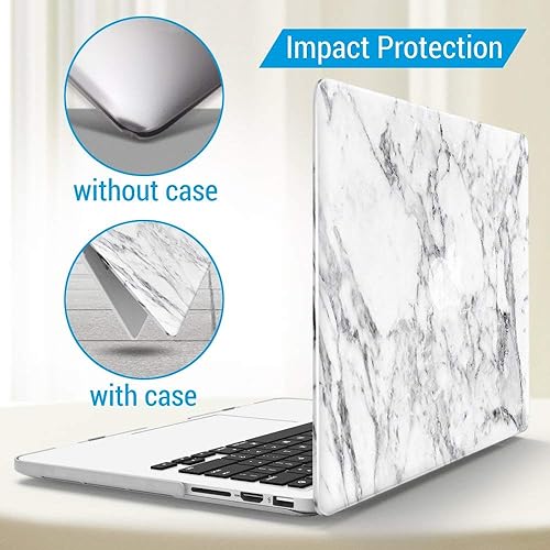 Miniatura 62 de iBenzer – 2 en 1 carcasa de plástico duro y cubierta de teclado para MacBook Pro Retina de 13"/15", Negro