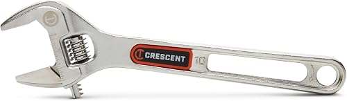 Crescent 10" Chrome Adjustable Wrench with Quick-Fit-Jaw | AC310VS