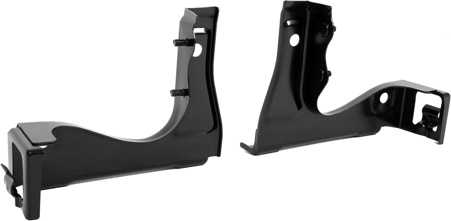 KUAFU Radiator Support Bracket Pair Compatible with 2014-2021 Toyota Tundra Replacement for TO1225438 TO1225437 Upper Center Tie Bar Steel Electrophoresis Driver and Passenger Side