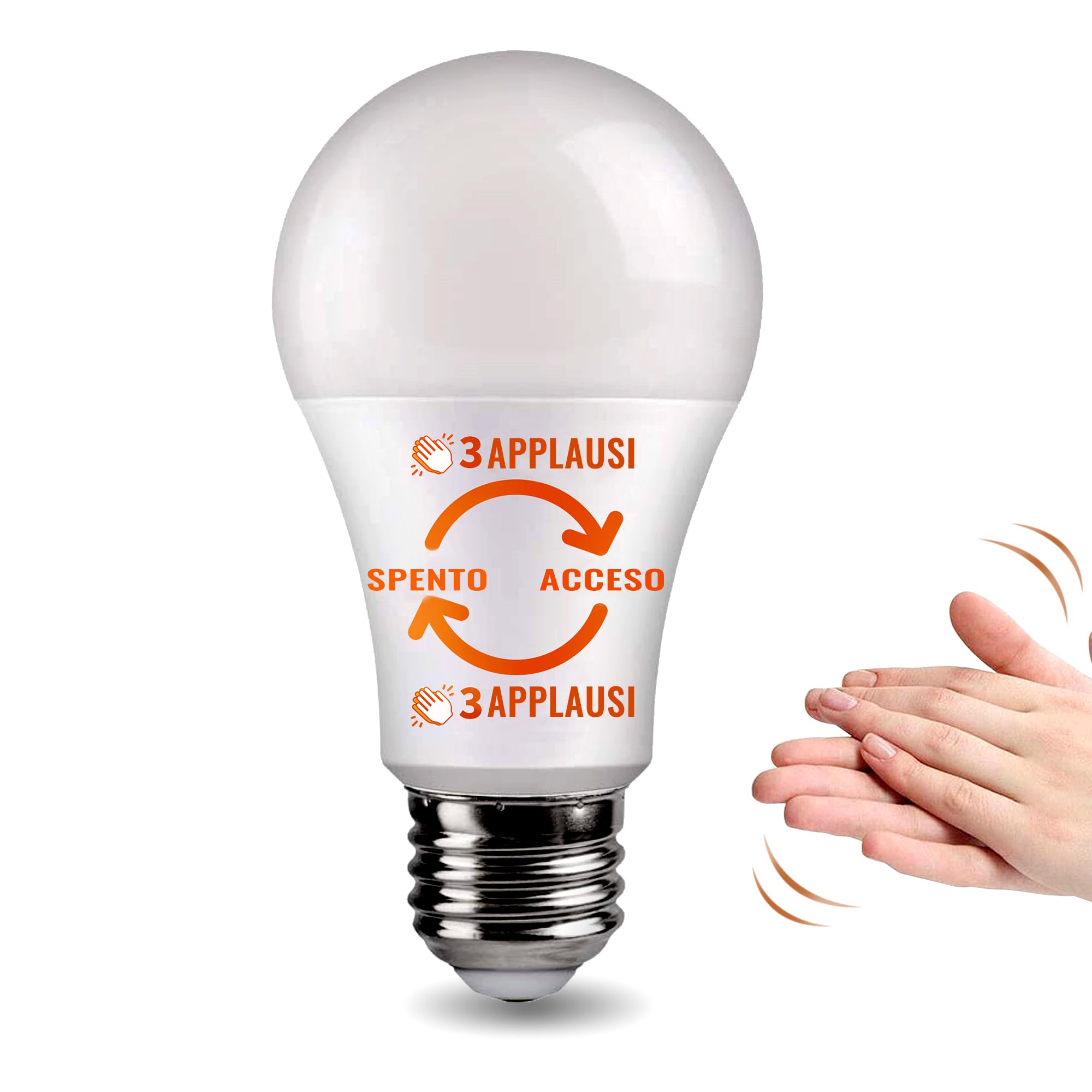 SYSAI 3 Button Control Bulb for Table Lamp Upgrade, Clapping Light and Clapping Off Light