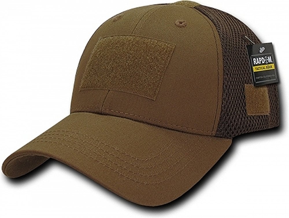 RAPDOM Tactical Low Crown Air Mesh Tactical Caps, Coyote