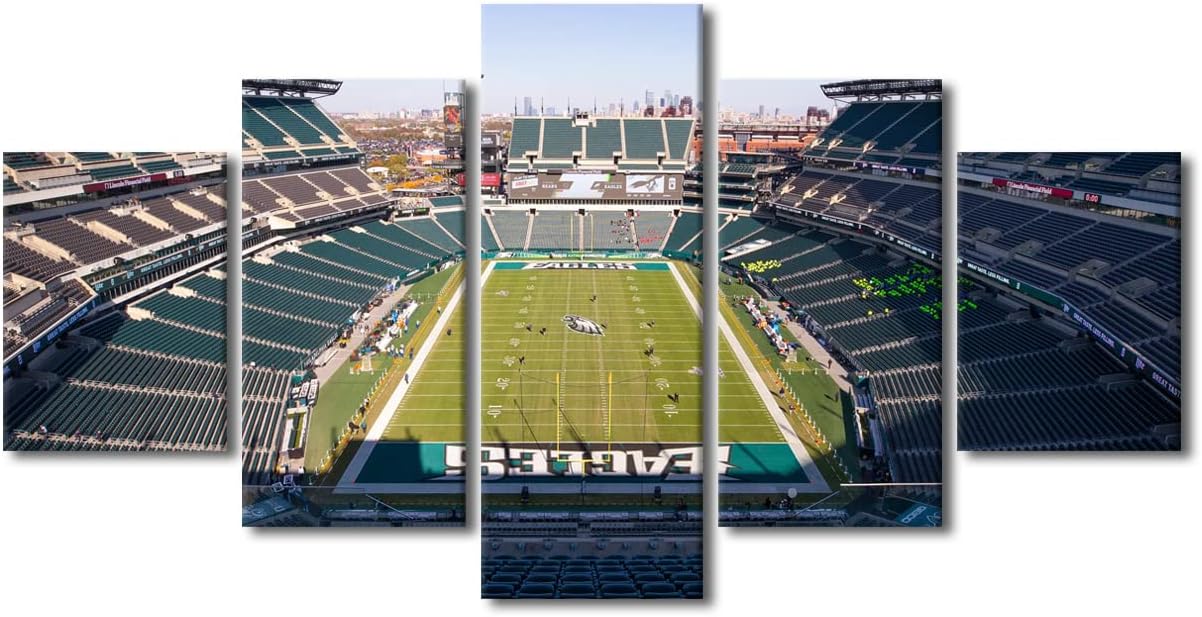 TUMOVO Philadelphia Football Sports Stadium Wall Art 5