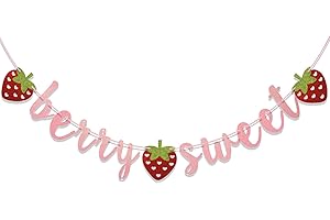 Sweet as a Berry Banner: A Delightful Strawberry Garland for Special Occasions