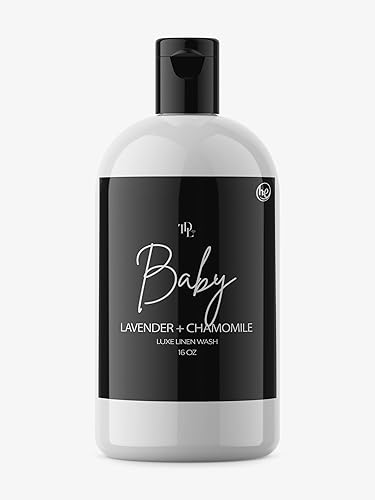 The Diamond Life Home 'BABY' Luxe Linen Wash, Baby Laundry Detergent & Fabric Care - Lavender & Chamomile High Efficiency & Standard Machine