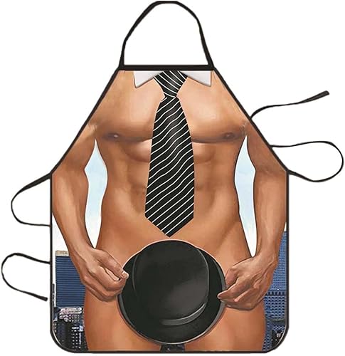 Miniatura 6 de Delantal divertido para hombres y mujeres, chef, cumpleaños, broma, regalos de broma, cocina creativa, barbacoa, cocina, hornear, parrilla, fiesta,