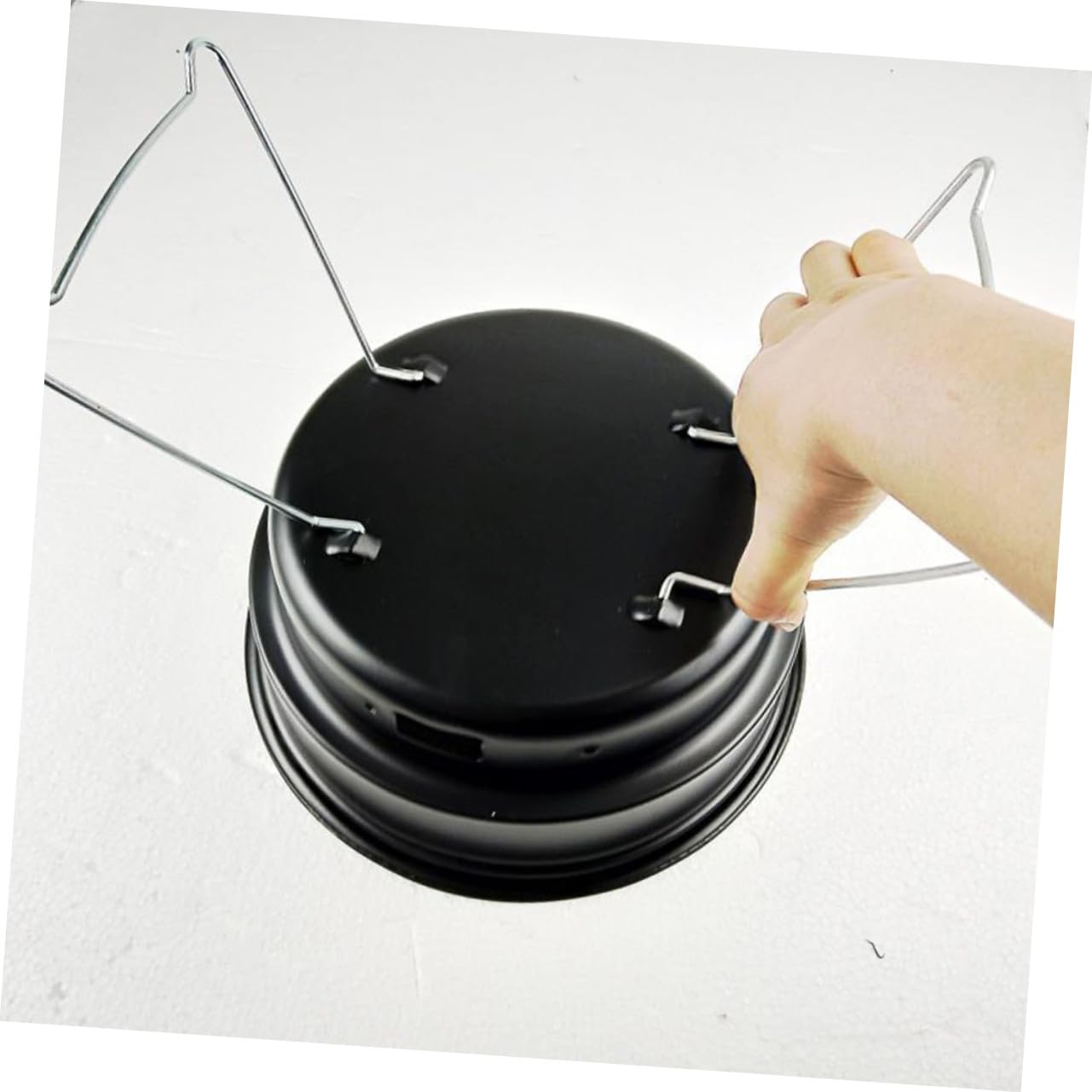TOYANDONA Parrilla de Barbacoa Portátil de Acero Inoxidable y Compacta para Camping y Picnic al Aire con Rejilla para Asar Color Aleatorio