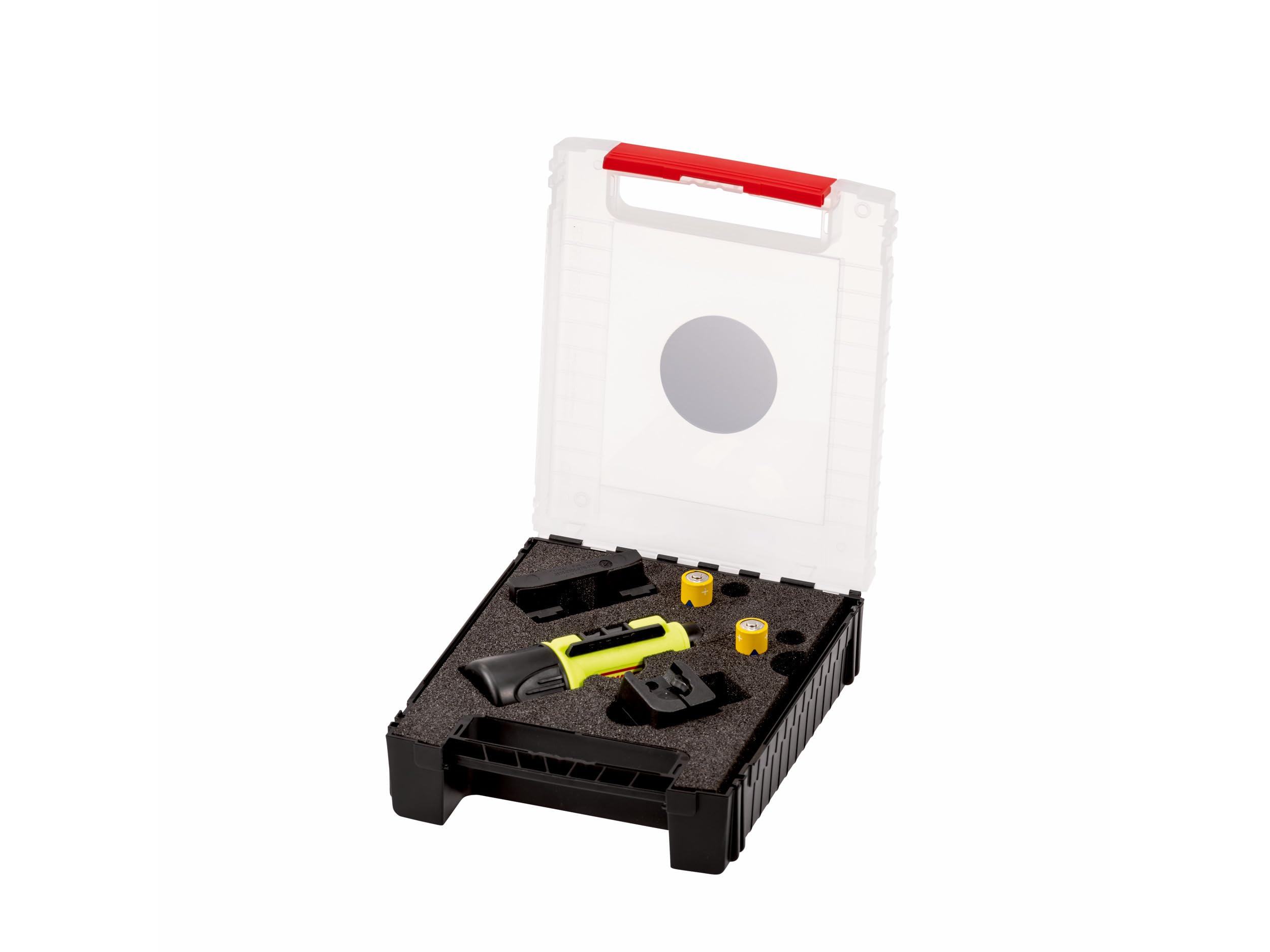Parat PX1 990882999 Shorty Multibox - Juego de luces para bomberos (80 lúmenes, linterna con soporte y pilas)