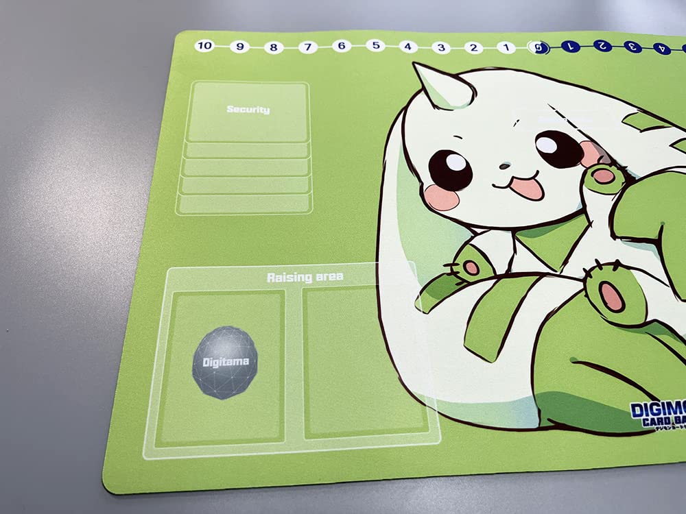 Digimon CCG Trading Card Games Digimon TCG Playmat - MetalGreymon Design,  Rubber Mat With Zones, 24x14 Inch Rubber Gaming Mat
