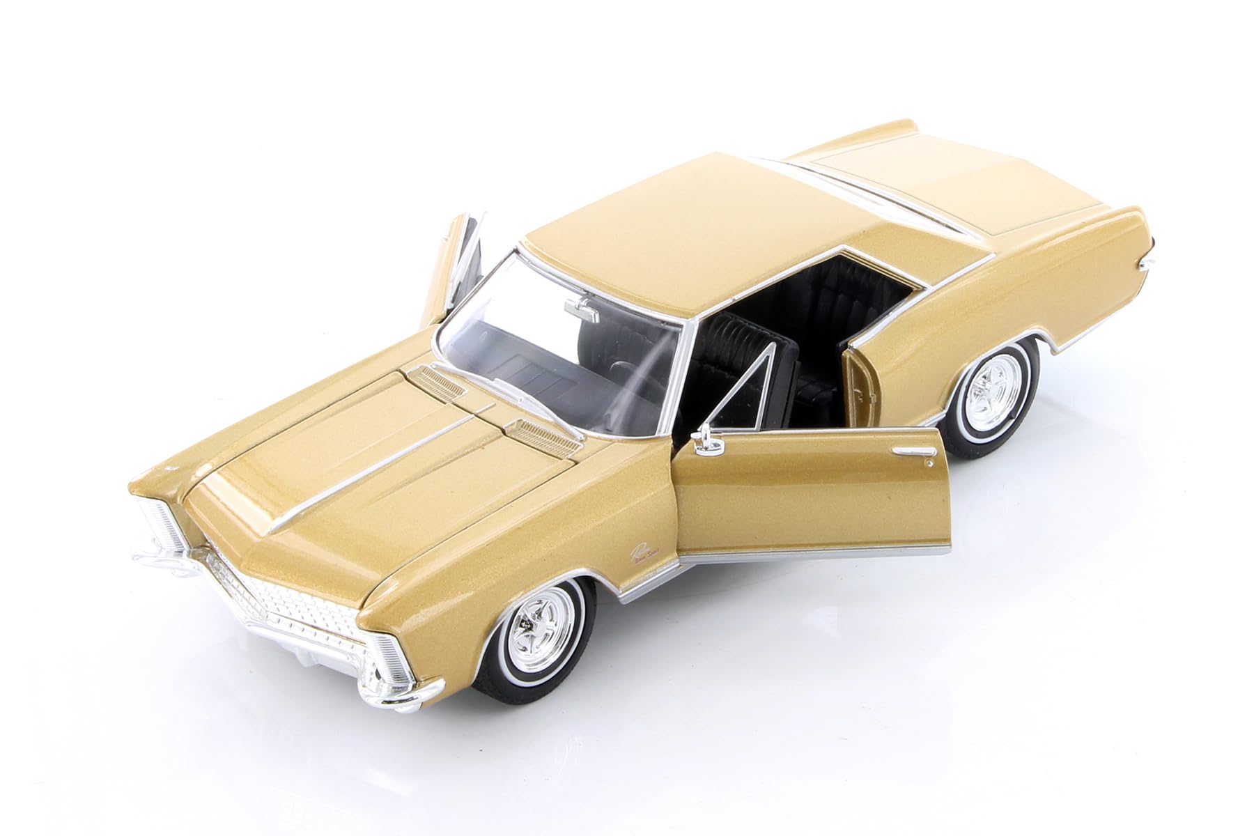1965 Buick Riviera Grand Sport Hard Top 24072/4D - 1/24 Scale Diecast Model Car (Gold)
