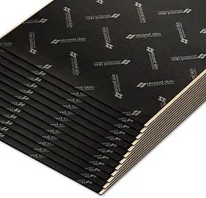 Second Skin Damplifier Pro 2mm Butyl Sound Deadening Mat (20 sq ft)