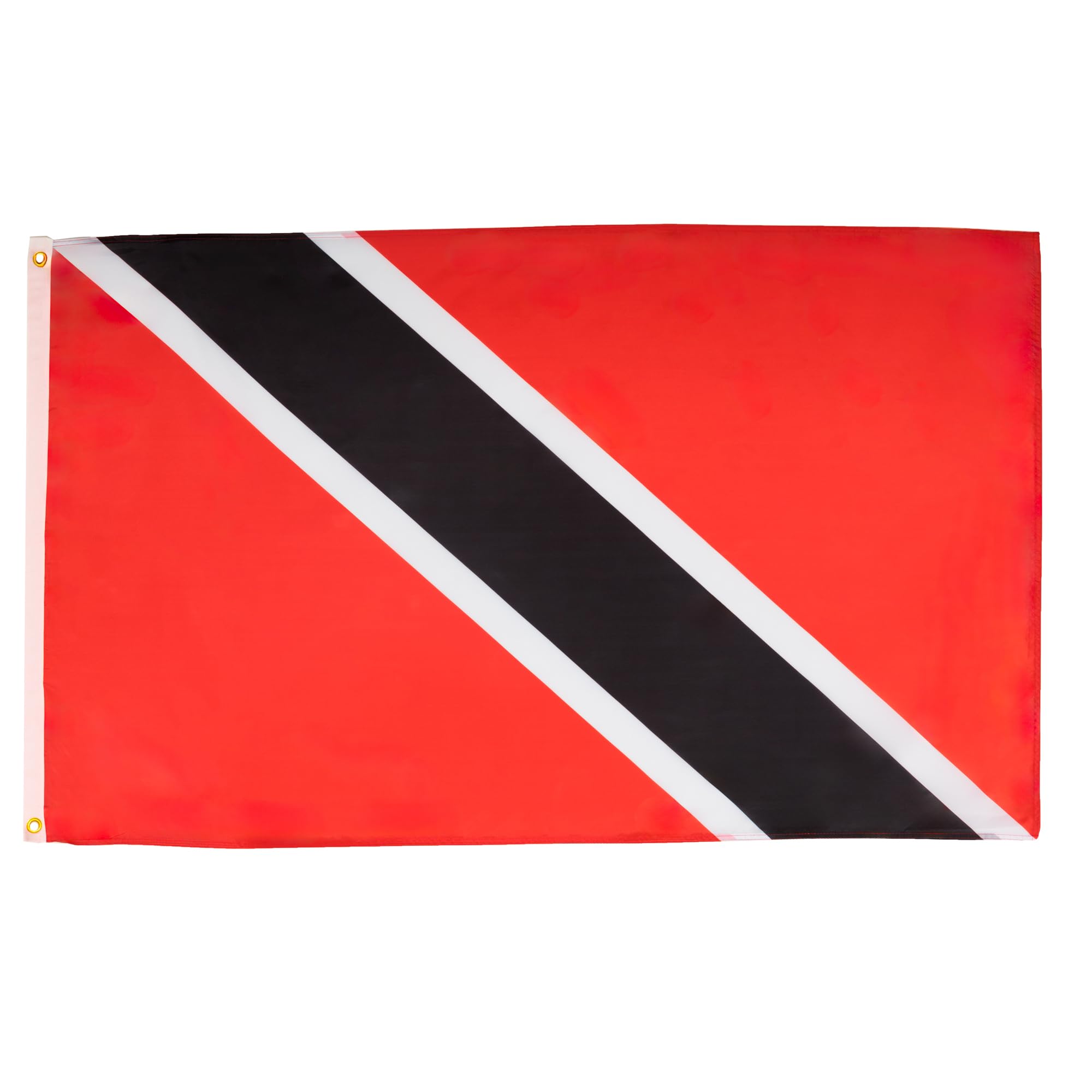 AZ FLAG - Trinidad And Tobago Flag - 3x5 Ft - Light Polyester Tobagonian Banner with Two Brass Eyelets - Fade Resistant - Vivid Colors - 3' x 5' Feet - 150x90 Cm