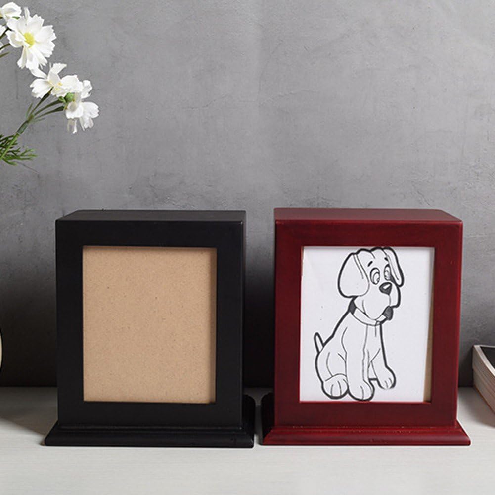 Urna Per Animali Domestici in Legno Con Cornice Per Foto Scatola Commemorativa Per Ceneri Di Bara Per Animali Domestici Portacenere Per Animali Domestici Per Cani Di Gatto Coniglio Ceneri Di Piccoli