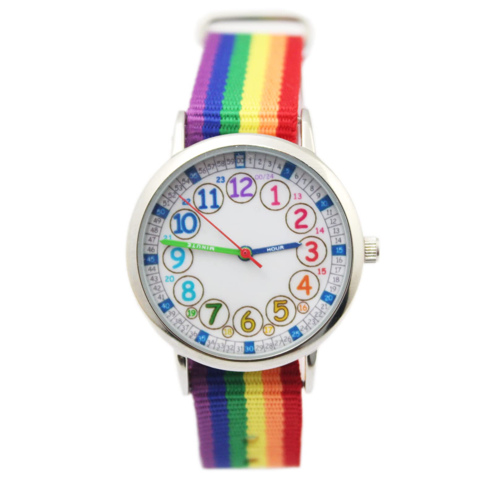 Bigbangbangkids Analog Watch Learning Time Watch First Watch Soft