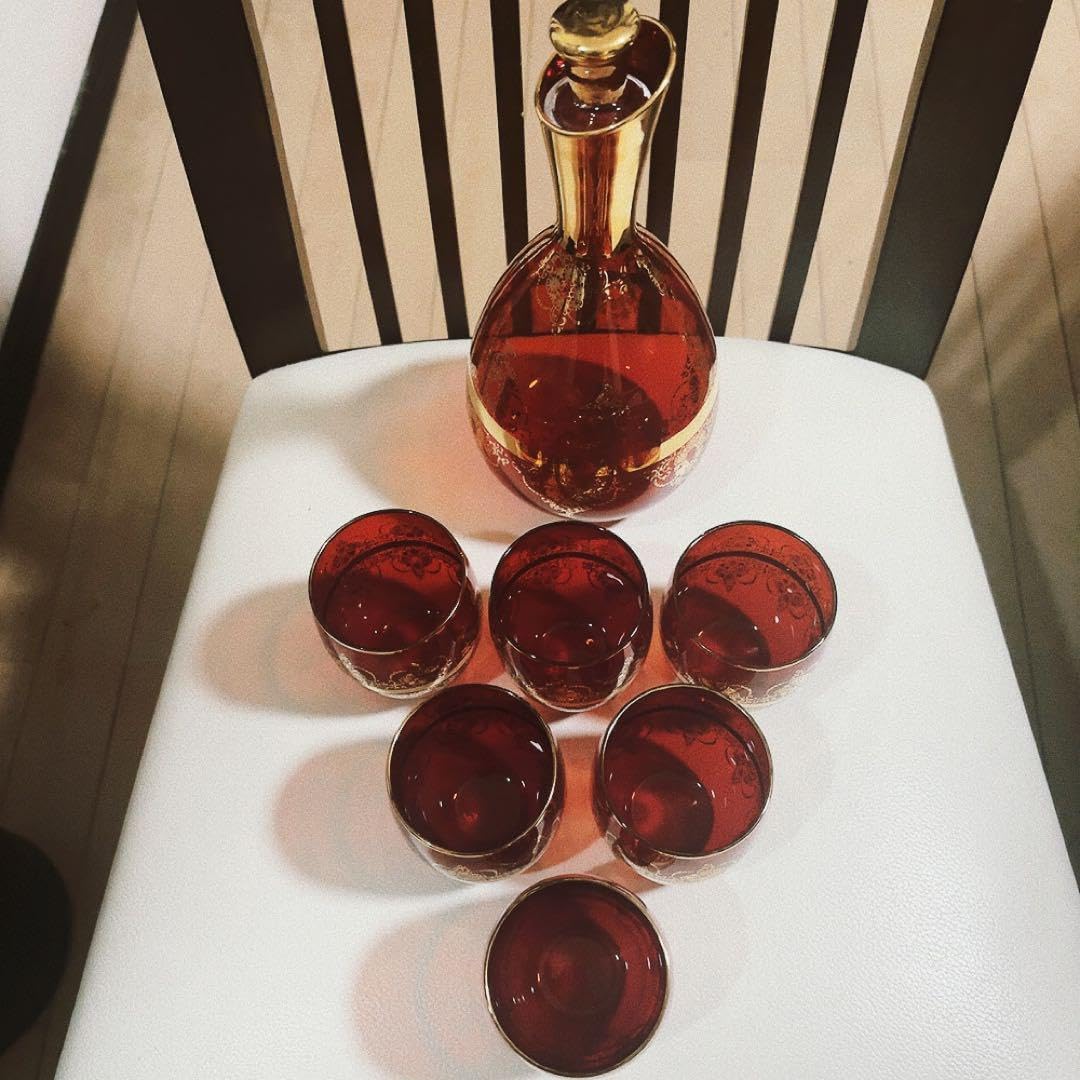 リキュールグラス 長崎びーどろ 和ガラス レトロ ワイングラス 骨董品