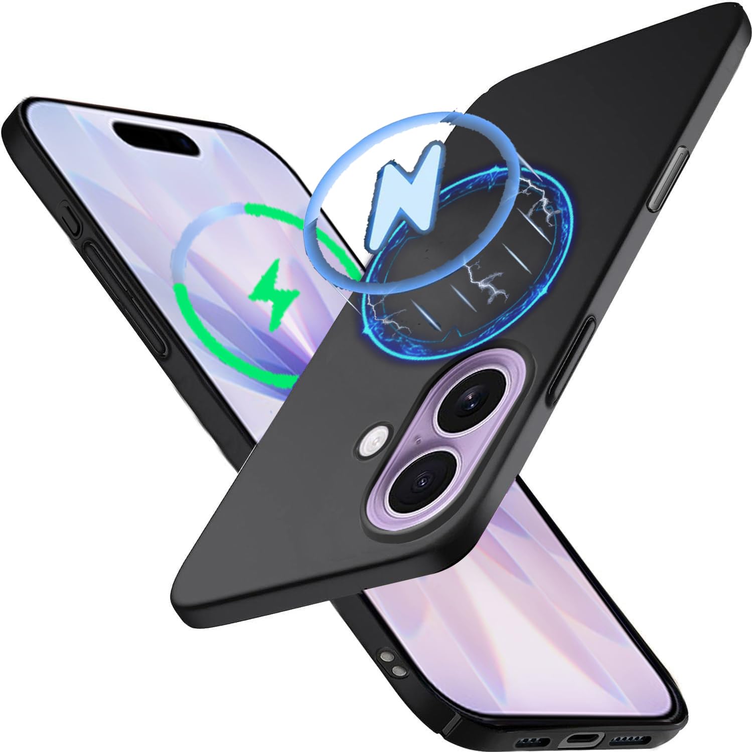 Amazon.co.jp: Wojiaozvlf 極薄 iphone 17用 ケース Magsafe対応 薄型