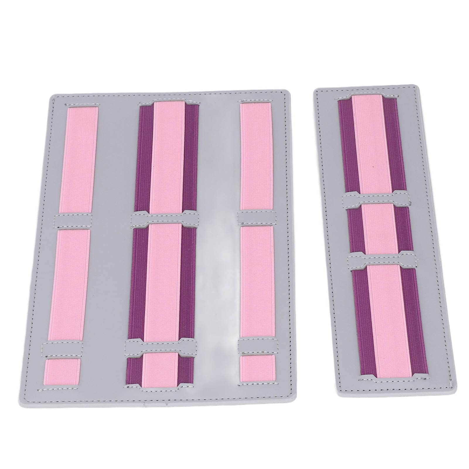 SIXRUN Organizzatore Elettronico Portatile Organizzatore Elettronico Pieghevole in Pelle PU 26 X 16 Cm Adesivo Tech Storage per Cavo Mouse Caricatore per Laptop Tablet Ufficio Viaggio Studio (PINK)