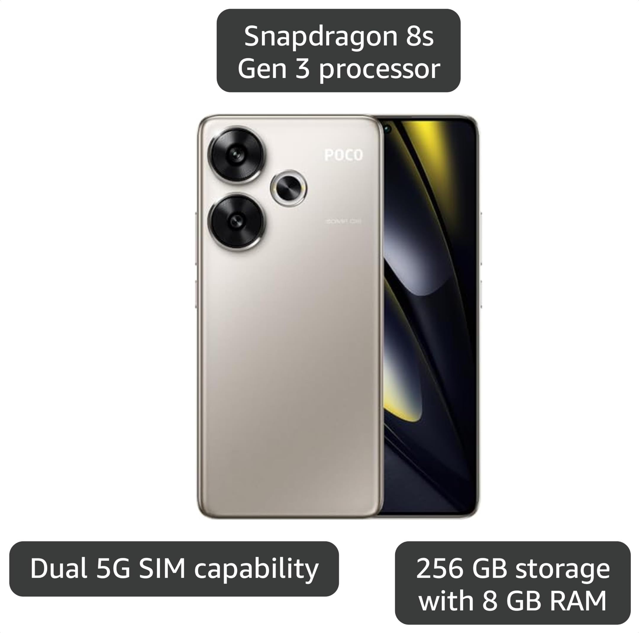 Amazon.com: Xiaomi Poco F6 5G + 4G Lte (for Tmobile Mint Tello