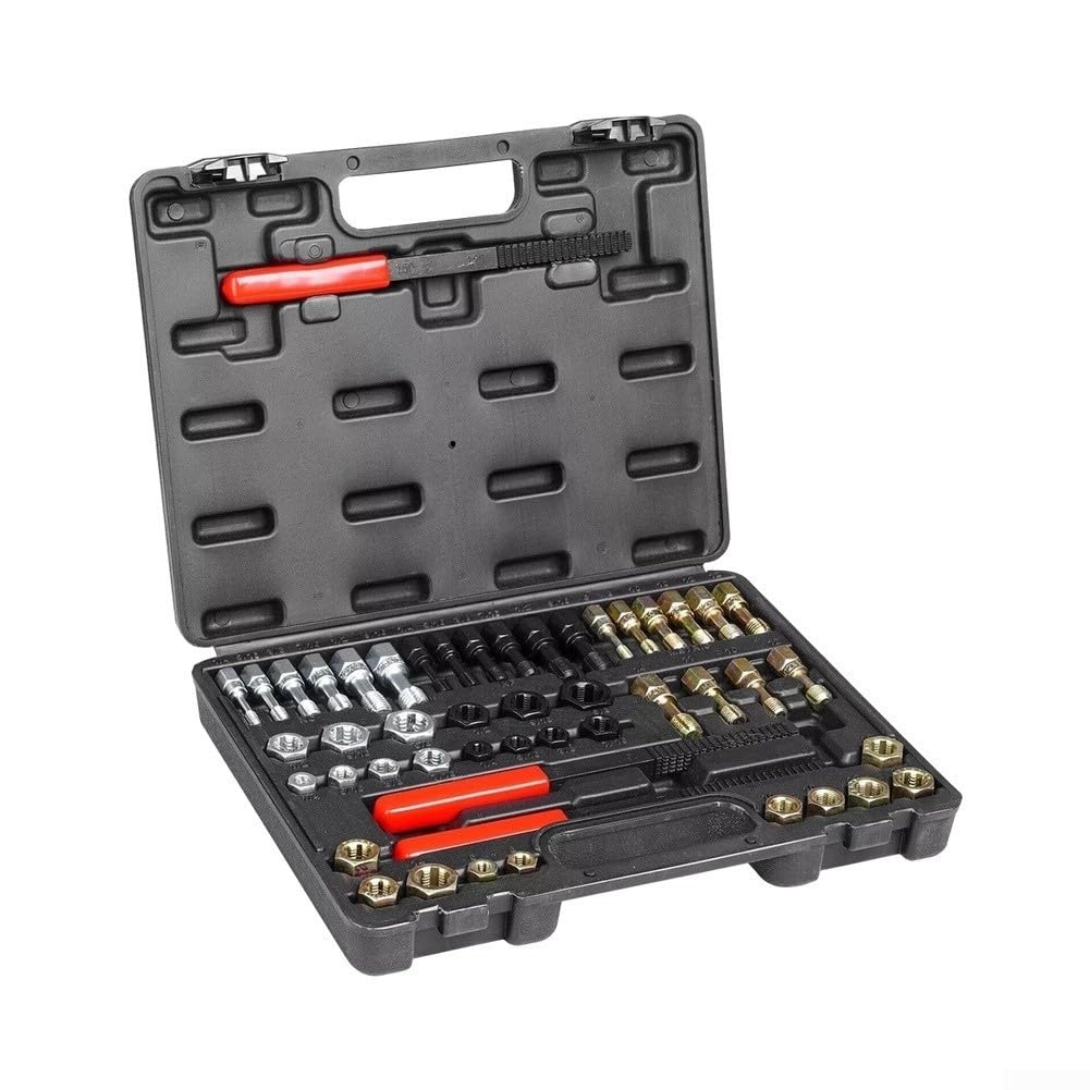 Kit Reparación Roscas 49 Piezas UNF Métrico para acero Kit Reparación