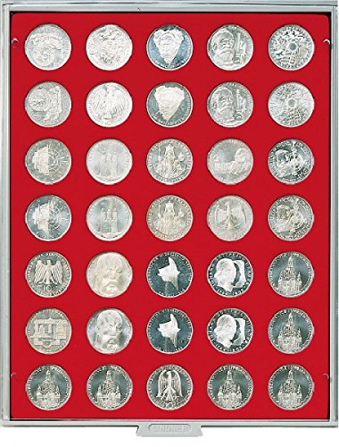 Bandeja para monedas LINDNER de 32,5 mm: evite el deterioro de sus monedas de plata