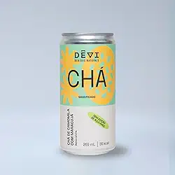 Chá Natural DÊVI - Camomila com Maracujá Gaseificado 269 mL