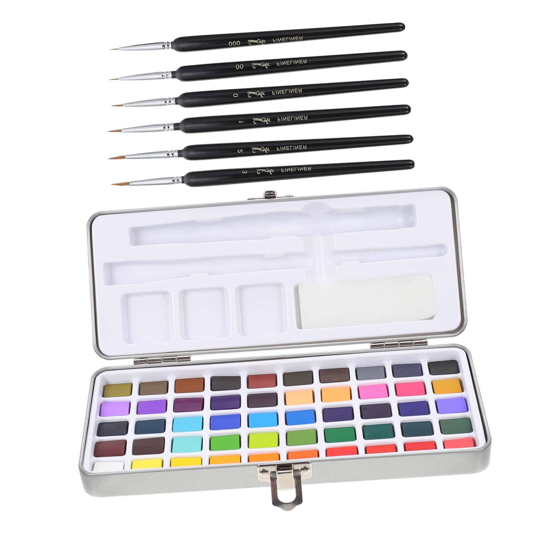 Gadpiparty 2 Set Acquerelli Professionali Solido Kit per Pittura Acquerello Portatile Colori Vivaci Confezione con per e Principianti