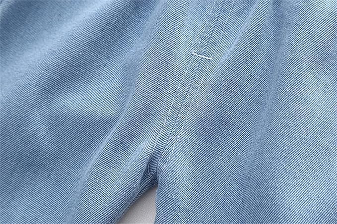 Image of Bold N Elegant Boys Cotton Muslin Shirt with Jeans Casual Outfit for Kids | Soft Stripe Shirt with Denim Pant Party Dress for Boys