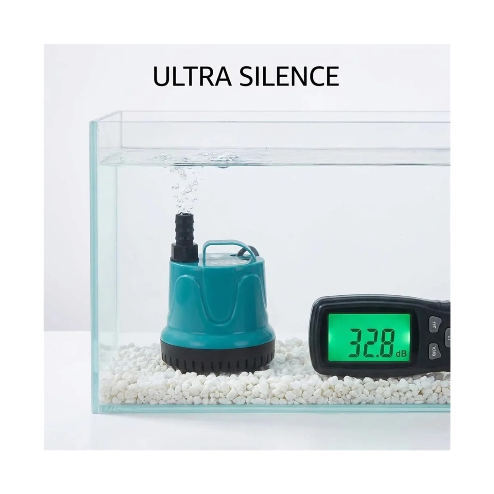 Bomba de Agua Sumergible, circulación Ultra silenciosa, 220-240V, con Mango for Estanque, Acuario, Fuente hidropónica for pecera
