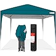 Best Choice Products 10x10ft Pop Up Canopy Outdoor Portable Folding Instant Lightweight Gazebo Shade Tent w/Adjustable Height, Wind Vent, Carrying Bag - Dark Gray